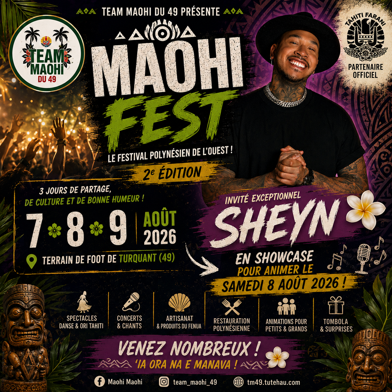 Sheyn, invité exceptionnel du Maohi Fest 2026
